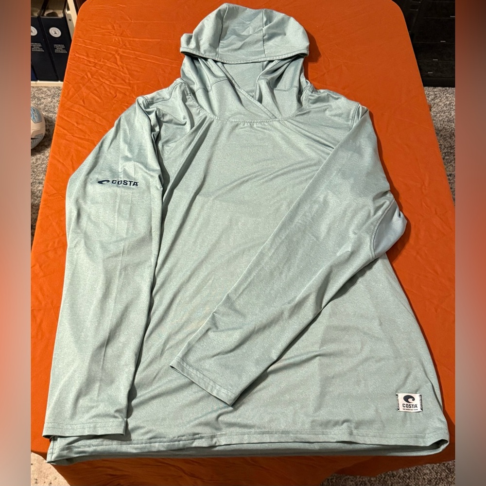 Costa Light Green SPF Swim Hoodie